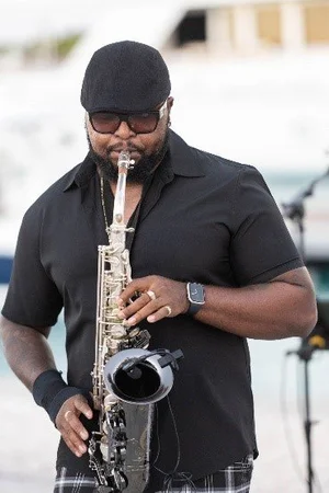 Blue+Haven+Marina+Launch+Saxaphone+player